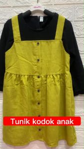 TUNIK KODOK ANAK PEREMPUAN UMUR 4 - 16 TAHUN BLUS ANAK BLUS ANAK POLO LINEN PREMIUM FREEONGKIR COD