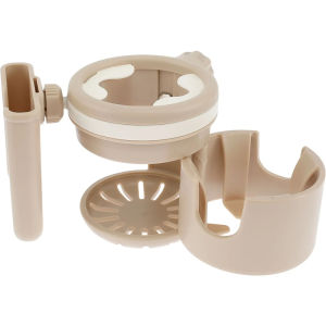 Orzbow ที่รองแก้ว3อิน1พร้อมที่วางโทรศัพท์ขวดคู่ดีไซน์ปลอดภัยรถเข็นเด็กทารกอุปกรณ์เสริม