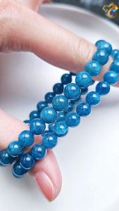 Graduation Grade Midnight Blue Apatite Bracelet