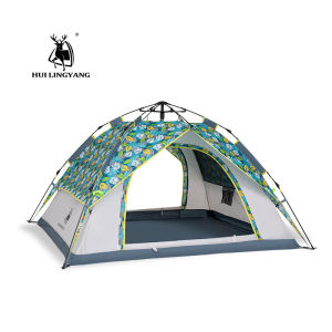 All Season Dual Layer Portable Folding Quick Open Waterproof Tent