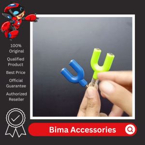 Spliter Splitter U 2 port pararel audio aux jack 3.5mm