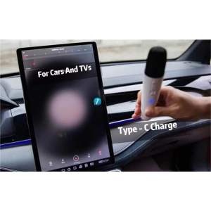 [พร้อมส่ง]ไมโครโฟนไร้สายสำหรับรถยนต์BYD ATTO 3 Dolphin Tang dmi/song plus/qin plus/han พร้อมตัวรับสัญญาณคาราโอเกะType-C