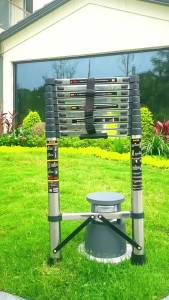 GUANGMANZHI | Extendable Foldable Stainless Steel Multi Joint Ladder