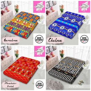 Sarung Kasur Busa Resleting Uk. 180x200x20 No. 1 Bahan Katun Terlaris Motif Anak dan Dewasa / Sprei Resleting Motif Anak dan Dewasa Harga Grosir Jual Ecer