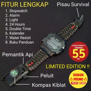 Strap Jam Tangan G Shock Universal / Strap Jam Tangan Paracord G Shock Universal / Tali Jam Tangan G Shock Paracord / Tali Jam Tangan Paracord Custom