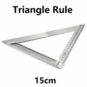 Thước Ê Ke Đo Độ Vuông Góc Dài 15cm Hình Tam Giác Đều Chất Liệu Hợp Kim Bền Bỉ Dụng Cụ Sữa Chữa Đo Lường Cơ Khí