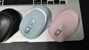 Wireless Mouse Slim Mouse 2.4G Portable Mobile Optical Office Mouse Adjustable DPI Levels for Notebook PC Laptop MacBook