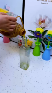 Corong Air Minyak Silikon Portable Lipat