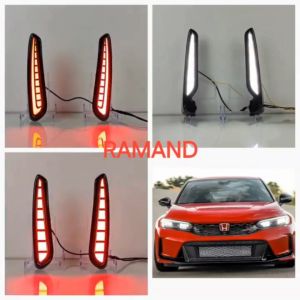 HONDA CIVIC FE FL5 WITH BRAKET TYPE-R DAYLIGHT DRL LED WELCOME RUNNING SIGNAL REFLECTOR BRAKE LIGHT