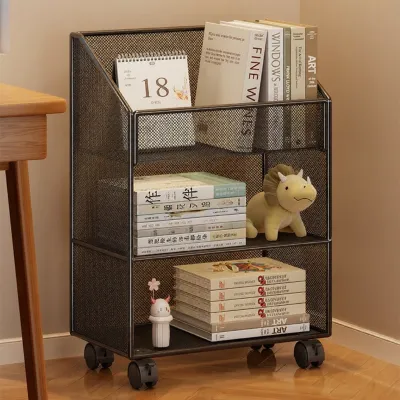 WUBUWEI | Mobile Floor Bookshelf Multi-Layer Storage Rack for Students