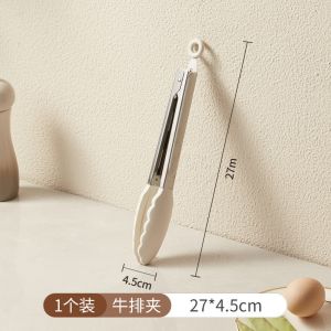 ชุดอุปกรณ์ครัวซิลิโคน ด้ามไม้ ไม่ติดกระทะ ตะหลิว ทัพพี ช้อนตักซุป อุปกรณ์ทำอาหาร ที่คีบอาหาร สำหรับครัวเพื่อสุขภาพ