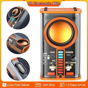 K07 Mecha Wireless Bluetooth Speaker: A Stylish TWS with 3D Surround Audio & Rhythmic Lamp