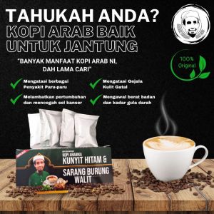 TRIAL PACK (4SACHET) KOPI ARABIKA KUNYIT HITAM SARANG BURUNG WALIT