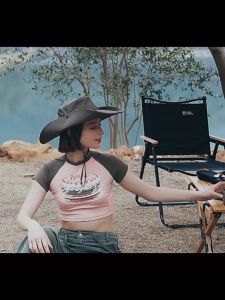 men and women Outdoor hiking Waterproof Bucket Hat Wide Brim Cowboy hat for Beach hat