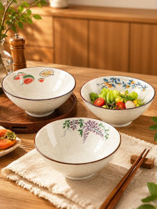 Aesthetic Large Chinese Vintage Rice Bowl