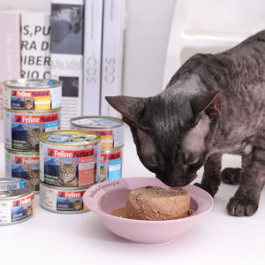 Feline Natural NZ Grain Free Cat Can 85g 98% Raw Meat Complete Diet Wet Food for All Life Stage Cats