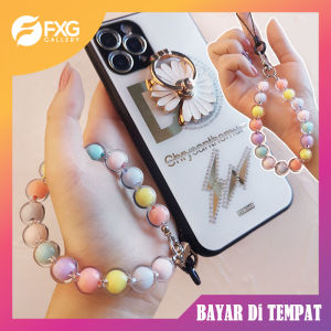 FXG Gantungan Handphone HP Gelang Kristal Gaya Korea Lanyard Starp Cantik KEY18