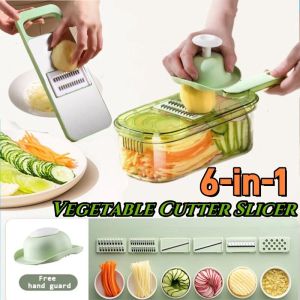 5 IN 1 Vegetable Cutter Multifunctional Slicer Vegetable Shredder Fruit Peeler Kitchen Cutting Tools Potato Slicer