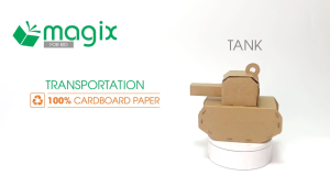 MFK06x - Phương tiện vận chuyển carton - Nhiều mẫu - Đồ chơi lắp ráp mô hình từ bìa carton cứng cao cấp
