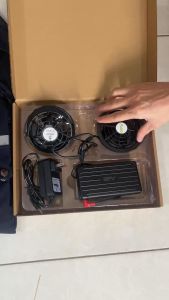Bộ Phụ Kiện GiFV Pin36000mah Quạt 12V Siêu Mạnh Sử Dụng Cho Áo Điều Hoà Làm Mát