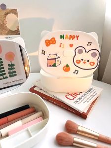 กระจกแต่งหน้าตั้งโต๊ะ ขนาดเล็ก พับได้ พร้อมลิ้นชัก ลิงค์ที่ดีสำหรับการเพิ่มประสิทธิภาพในการใช้งานบ้าน