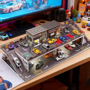 Miniature Parking Scene 1:64