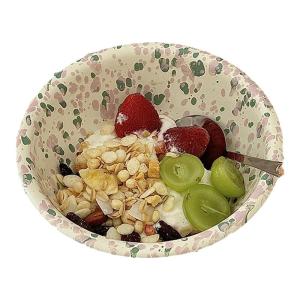 ชามน้ำยำสไตล์เกาหลี ชามนม ชามข้าวโอ๊ต ชามผลไม้ ชามเช้า ชามสำหรับปิ้งย่างกลางแจ้ง ชามเคลือบด้วยโลหะผสม ชามสไตล์ย้อนยุค