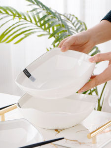 Bát Tròn 8 Inch Bằng Sứ Xương Sang Trọng Dùng Tại Nhà Bát Đựng Salad Bát Đựng Tráng Miệng Bát Đựng Thức Ăn Sâu Bát Đựng Thức Ăn Khách Sạn