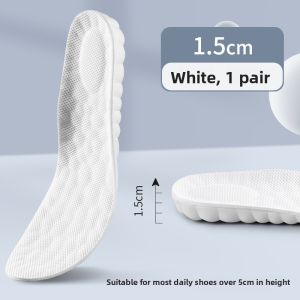 XINDUOLI | Heel Lift Insoles for Height Increase Shock Absorption Moisture Wicking and Odor Prevention