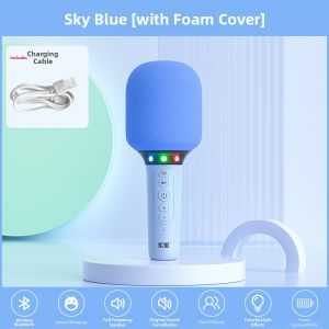 soaiy | Wireless Bluetooth Family KTV Microphone