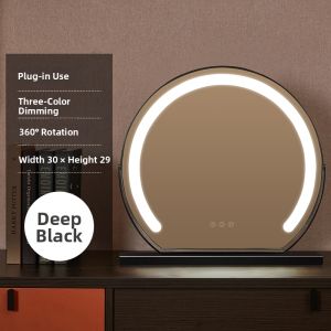 HANJIUGONG | Lighted Desktop Makeup Mirror Rechargeable