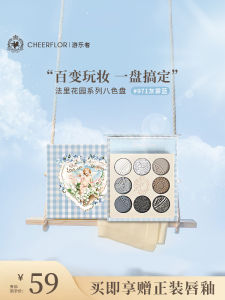 Cheerflor Angel Relief Eyeshadow Palette Earth Tone Satin Finish Makeup Eye Shadow from China Multi Color Cosmetic Tool