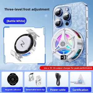 EXIUPAI | Cooling Silent Ice-making Back Clip Semiconductive Mobile Phone Cooler