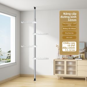 TIJU | Giá Phơi Quần Áo Điều Chỉnh Từ Sàn Đến Trần