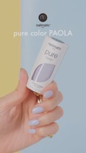 nailmatic | Pure Color น้ำยาทาเล็บ จากฝรั่งเศส สกัดจากพืช ทาง่าย ปลอดภัย แห้งไว พักเล็บเจล สีPastel