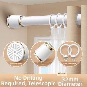 WEILAISHI | No-drilling Installation Adjustable Curtain Rod