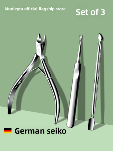 MONLEYTA | Manicure Scissors Set Professional Pedicure Tools For Dead Skin Removal Nail Care Home Use Beauty Salon Essential Kit