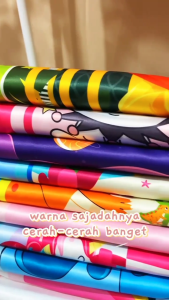 Sajadah Anak Premium Free Custom Nama Sejadah Anak TK SD Lembut Lapis Busa Anti Slip Desain Motif Karakter (MF)-5