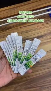 SR Aloe Vera Soothing Gel Masker Wajah Goodnight & Hair Gel Shampoo Rambut SR011