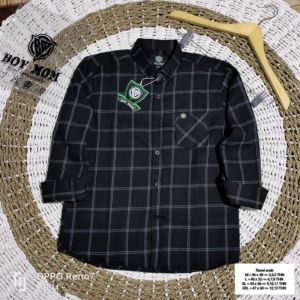 Kemeja Flanel Unisek Pria Dan Wanita Dewasa Lengan Panjang Motif Kotak Kotak Termurah Kualitas Nomer Satu