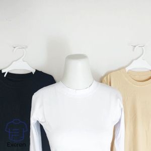 Manset Kaos Lengan Panjang - Inner Manset Muslim - Baju Dalaman Wanita