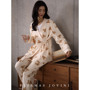 Spring Autumn New Cotton Long Sleeve Trousers Loose Sleepwear