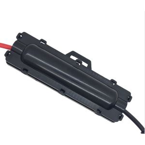 PV System Connector Protection Box for Solar Panel Cables High Durability PPO Material 100C Thermal Stability Black