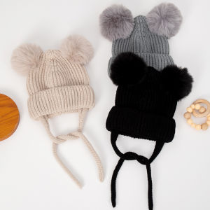Pompom Winter Baby Hats & Cute Beanies Caps: A Guide to Bear Ear Protection & Warm Knitted Headwear