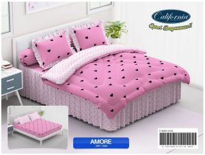 Bedcover Set California Rumbai King Size 180x200