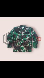 JAKET ABG TENTARA ANGKATAN DARAT AD HIJAU LORENG MALVINAS / ARMY CAMO TACTICAL / TNI ABRI AD