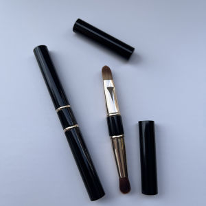 Chổi Trang Điểm Mini Silicon Hai Đầu Chổi Tô Môi Chổi Tán Bút Chì Chổi Trang Điểm Cầm Tay Đầu Phẳng Chổi Che Khuyết Điểm