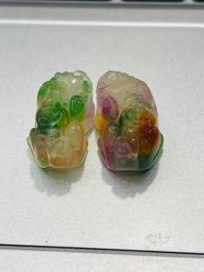 Mặt dây chuyền đá Tỳ Hưu tam tài mang lại May Mắn Tài Lộc và Thịnh Vượng.