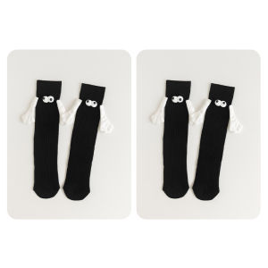 Korean Style Pure Cotton Childrens Mid-Calf Socks with Cute Dog Ears Long Tube Socks for Boys And Girls Baby Trendy Socks
