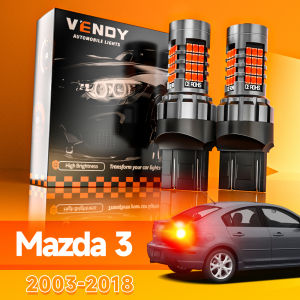2pcs For Mazda 3 BK BL BM BN 2003-2018 LED Brake Light 2006 2007 2008 2009 2010 2011 2012 2013 2014 2015 2016 Canbus Accessories